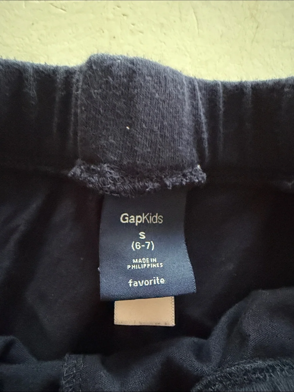 GAPKIDS Black Leggings with Drawstring Waist